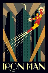 Marvel Deco - Iron Man, Iron Man, Poster