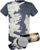 Westeros Map - Deluxe Edition, Game of Thrones, T-Shirt