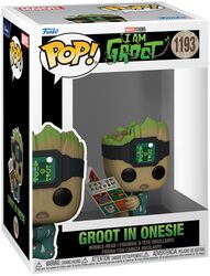 I am Groot - Groot in onesie vinyl figurine no. 1193, Guardiani della Galassia, Funko Pop!