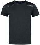 T-shirt with straps on shoulders, Gothicana by EMP, T-Shirt