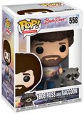 The Joy of Painting - Bob Ross and Raccoon (Chase Edition Possible) Vinyl Figure 558, Bob Ross, Funko Pop!