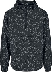 Flower AOP pull-over jacket, Urban Classics, Giacca a vento