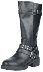 Boots with buckles and studs, Rock Rebel by EMP, Stivali