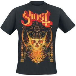 Papa Flames, Ghost, T-Shirt