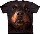 Rottweiler Face, The Mountain, T-Shirt