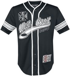 30 Years Anniversary Limited Baseball Jersey, West Coast Choppers, Camicia Maniche Corte
