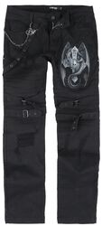 Gothicana X Anne Stokes jeans, Gothicana by EMP, Pantaloni