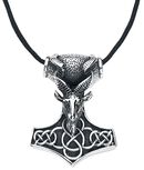 Thor's Hammer With Goat's Head, etNox hard and heavy, Collana