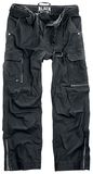 Royal Vintage Trousers (Loose Fit), Black Premium by EMP, Pantaloni modello cargo