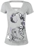 Distressed Ringer, Nightmare Before Christmas, T-Shirt