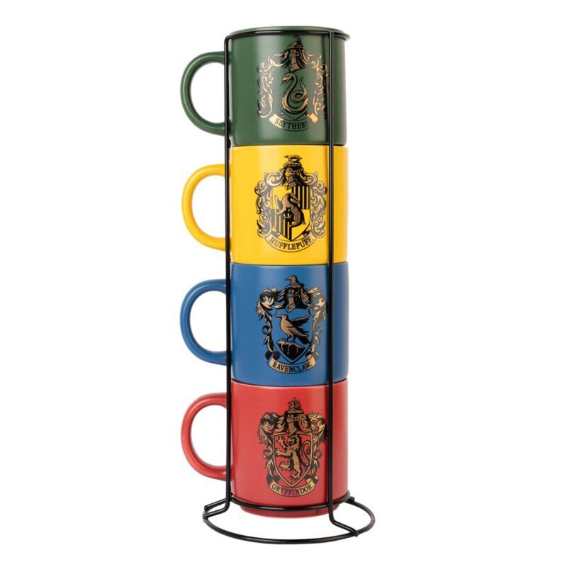 Hogwarts houses mug set