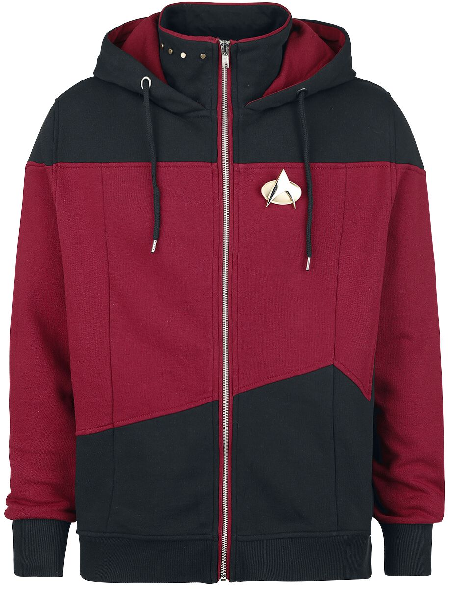 USS Enterprise Felpa Uomo – Cotone 80% Poliestere 20%, Prodotta In Germania, Certificata Öko-Tex 100 - 6