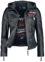 Rock Rebel X Route 66 - Leather Jacket, Rock Rebel by EMP, Giacca di pelle