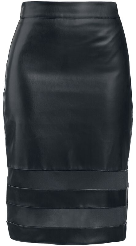 Pencil skirt with mesh
