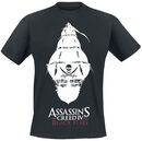 IV - Black Flag Pirate Ship, Assassin's Creed, T-Shirt