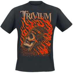 Clark Or Flaming Skull, Trivium, T-Shirt