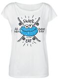 Cookie Monster - Skate All Day, Sesame Street, T-Shirt