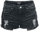 Emblazoned Shorts, Rock Rebel by EMP, Hot Pants