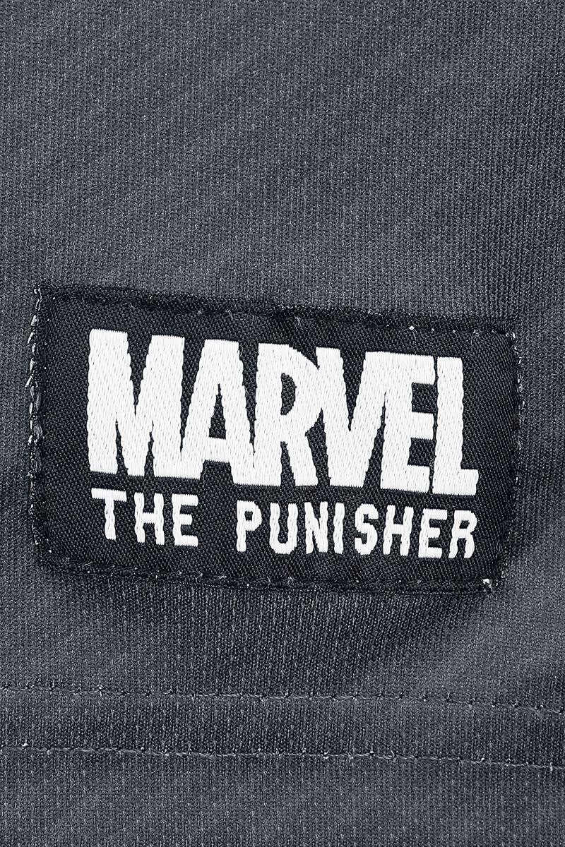 Maillot De Football Officiel Marvel Punisher Taille S - Noir/gris, Occasion Très Bon état
