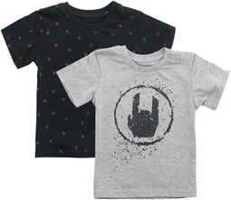 Black/Grey T-shirts Double Pack