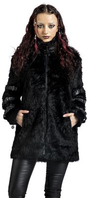 Gothicana By EMP Donna Giacca Nera E Rossa Con Cappuccio E Maniche Svasate L 110565760 Gothicana By EMP Donna Giacca Nera E Rossa Con Cappuccio E Maniche Svasate L 110565760