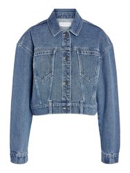 NMRONJA L/S CROP DNM JACKET VI433MB NOOS, Noisy May, Giubbetto di jeans