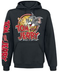 Cartoon Logo, Tom And Jerry, Felpa con cappuccio