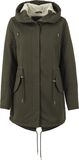 Ladies Sherpa Lined Cotton Parka, Urban Classics, Giacca invernale