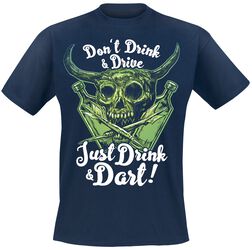 Just Drink And Dart, Darts, T-Shirt