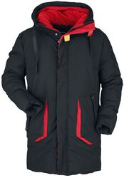 Winter jacket with red colour accents, RED by EMP, Giacca invernale