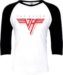 Red Logo, Van Halen, Maglia Maniche Lunghe