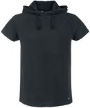 Hooded Shirt, Black Premium by EMP, T-Shirt