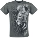 Tribal Lion, Spiral, T-Shirt
