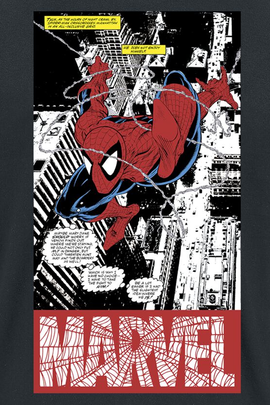 Marvel Spidey Symbols Bianco - Abbigliamento T-shirts a maniche lunghe