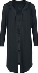 Bershka - Vestito corto nero accollato con maniche svasate Bershka - Vestito corto nero accollato con maniche svasate