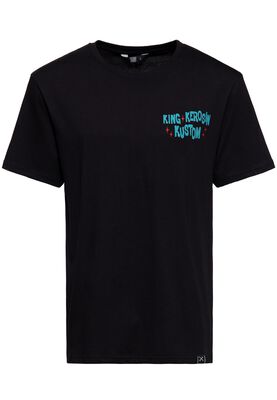 Maglietta Da Baseball King Kerosin Uomo - Stile Street Cats Los Angeles, 100% Poliestere, Comfort Fit - Foto 6