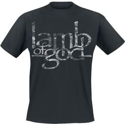 Large Stacked Logo, Lamb Of God, T-Shirt