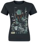 Boba Fett Sketch, Star Wars, T-Shirt