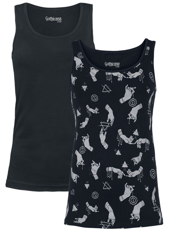 Double Pack Tops with Witchy Motives