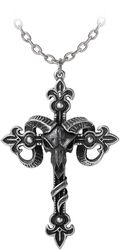Cross of Baphomet, Alchemy Gothic, Collana