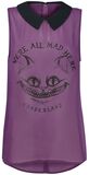 Through The Looking Glass - Alice Mad Cheshire, Alice in Wonderland, Top