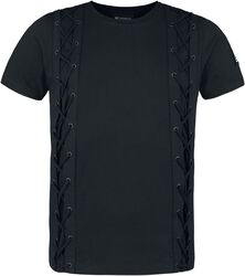Mens’ black Gunner top, Chemical Black, T-Shirt