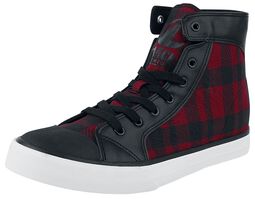 Chequered trainers, Black Premium by EMP, Sneakers alte