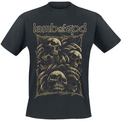 Skull Collage, Lamb Of God, T-Shirt