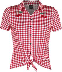 Plaid Short Girl Blouse, Pussy Deluxe, Blusa