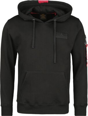 Red stripe hoodie | Alpha Industries Felpa con cappuccio | EMP