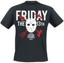 The Day Everyone Fears, Friday The 13th, T-Shirt