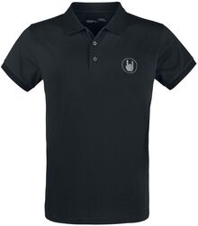 Black Polo Shirt with Embroidery, EMP Premium Collection, T-Shirt