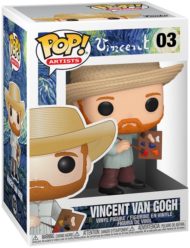 van Gogh, Vincent Vincent van Gogh (artists) vinyl figurine no. 03