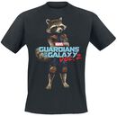 2 - Rocket Raccoon, Guardiani della Galassia, T-Shirt